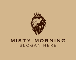 Regal Lion Crown logo design