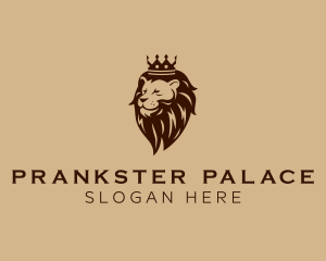 Regal Lion Crown logo design