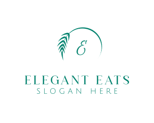 Natural Leaf Plant  logo design