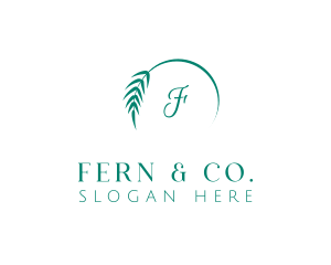 Fern - Natural Leaf Plant logo design