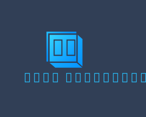 Cyber Cube tech App logo design