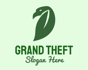 Nature Conservation - Green Bird Leaf logo design