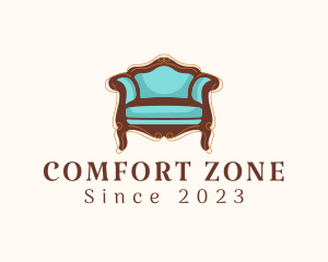 Armchair - Elegant Antique Armchair logo design