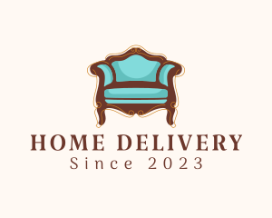 Elegant Antique Armchair logo design