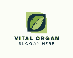 Organic Leaf Garden logo design