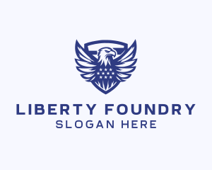 Patriotic - Eagle America Patriot logo design