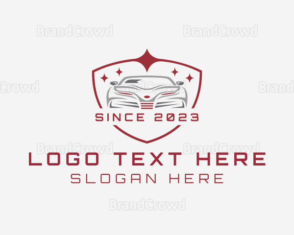 Race Car Vehicle Logo