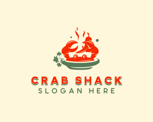 Crab Seafood Restaurant logo design