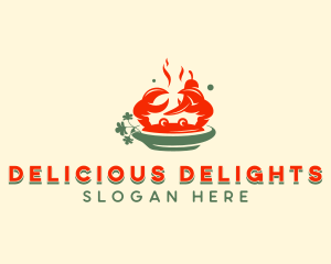 Crab Seafood Restaurant logo design