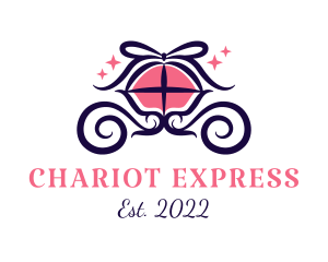 Princess Carriage Gift Box logo design