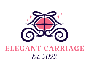 Carriage - Princess Carriage Gift Box logo design