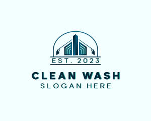 Office Cleaning Pressure Washer logo design