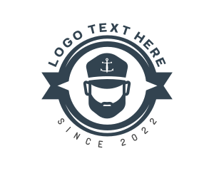 Marine Fisherman Hook logo design