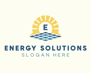 Sunshine Solar Energy logo design