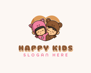 Kids Preschool Daycare logo design