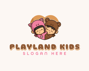 Kids Preschool Daycare logo design