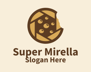 Brown Cookie Camera Logo