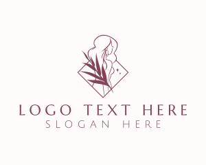 Glam - Natural Woman Beauty logo design