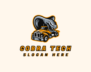 Cobra Freight Truck logo design