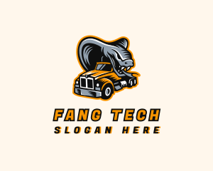 Fang - Cobra Freight Truck logo design