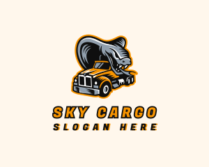 Cobra Freight Truck logo design