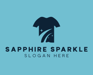 Sparkling Shirt Laundry  logo design