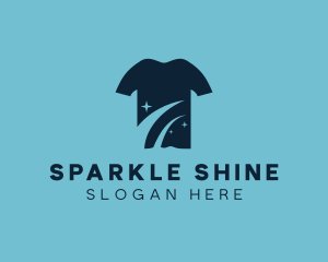 Sparkling Shirt Laundry  logo design