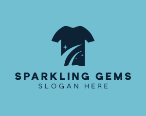 Sparkling Shirt Laundry  logo design