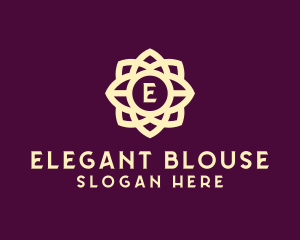 Elegant Flower Lettermark logo design