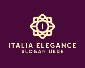 Elegant Flower Lettermark logo design