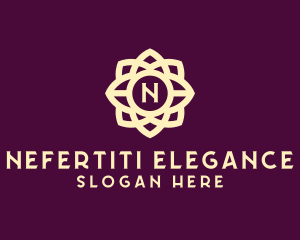 Elegant Flower Lettermark logo design