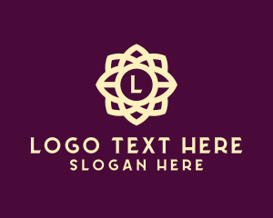 Hotel - Elegant Flower Lettermark logo design