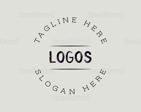 Artsy Generic Hipster Wordmark Logo