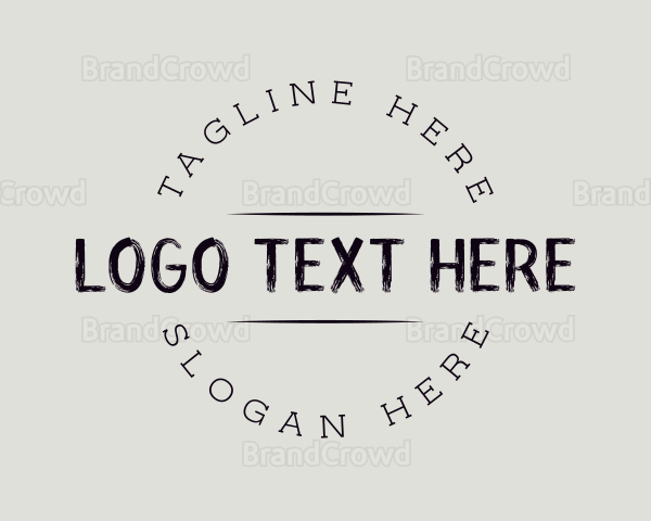 Artsy Generic Hipster Wordmark Logo