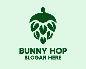 Green Beer Hops  logo design