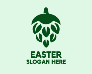 Bartender - Green Beer Hops logo design