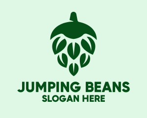 Green Beer Hops  logo design