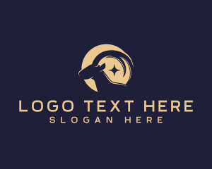 Jungle - Mountain Goat Ibex logo design