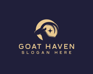 Mountain Goat Ibex logo design