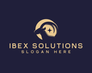 Ibex - Mountain Goat Ibex logo design