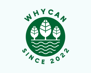 River - Organic Sustainability Farming logo design