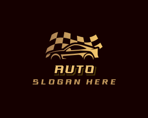 Automotive Race Car Logo