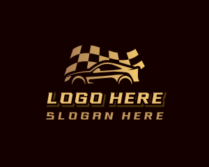 Automotive Race Car logo design