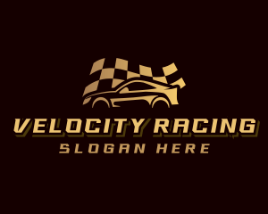 Automotive Race Car logo design