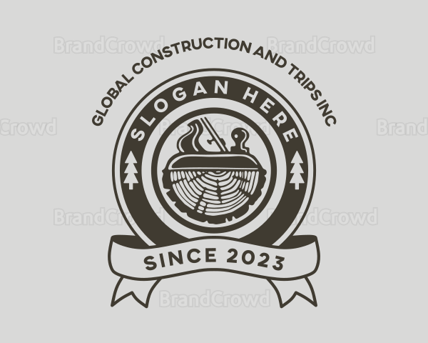 Lumberjack Hand Planer Logo