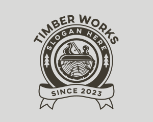 Lumberjack Hand Planer logo design