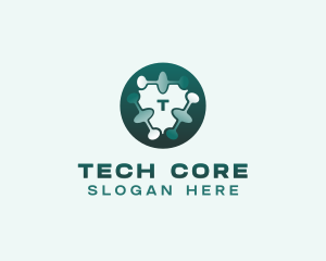 Cybersecurity Technology Company logo design