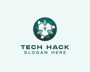 Cybersecurity Technology Company logo design