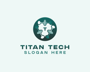 Cybersecurity Technology Company logo design