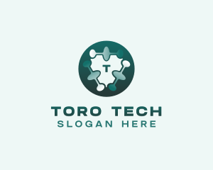 Cybersecurity Technology Company logo design